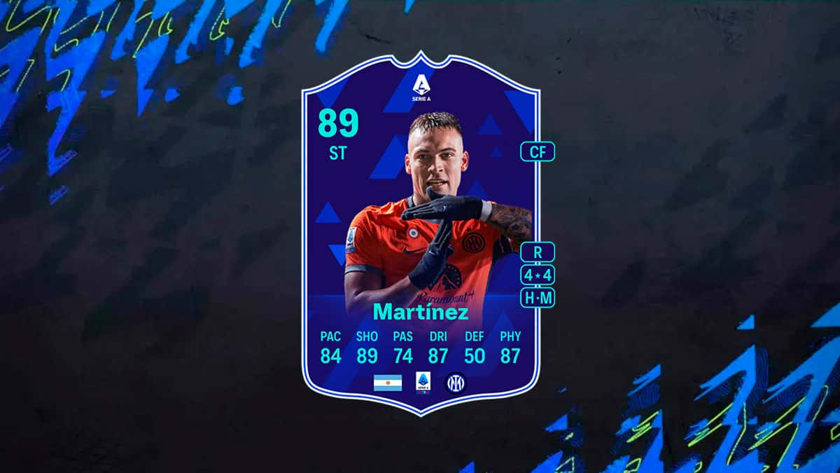 Serie A POTM Lautaro Martinez card