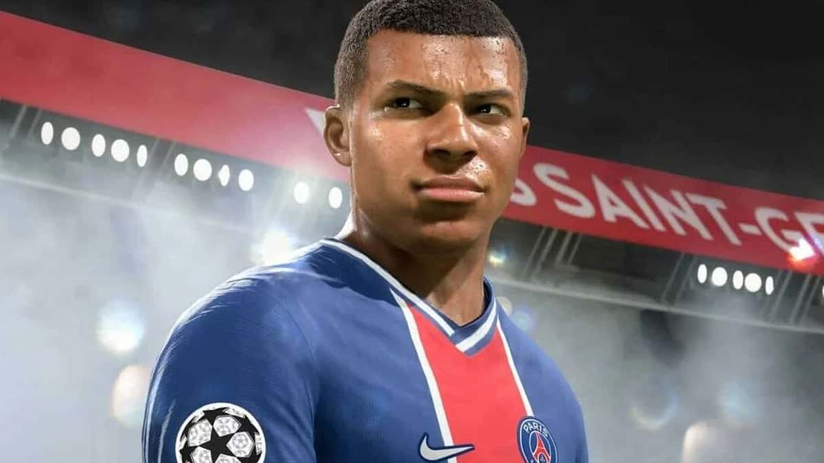 Kylian Mbappe as seen in EA FC 24