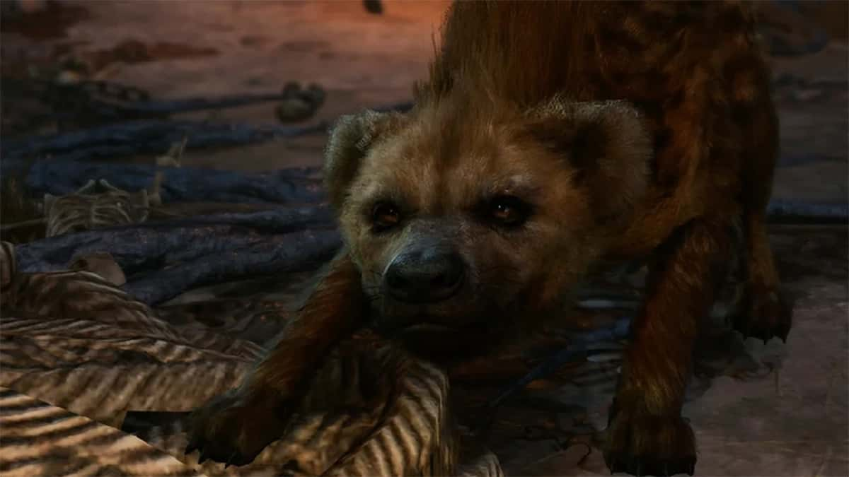 Hyena pup in Baldur's Gate 3