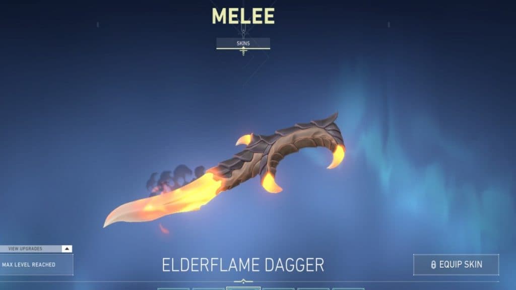 Elderflame Knife in Valorant