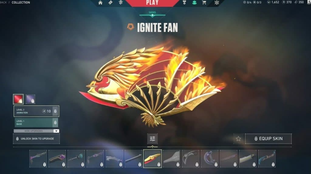 Ignite Knife in Valorant