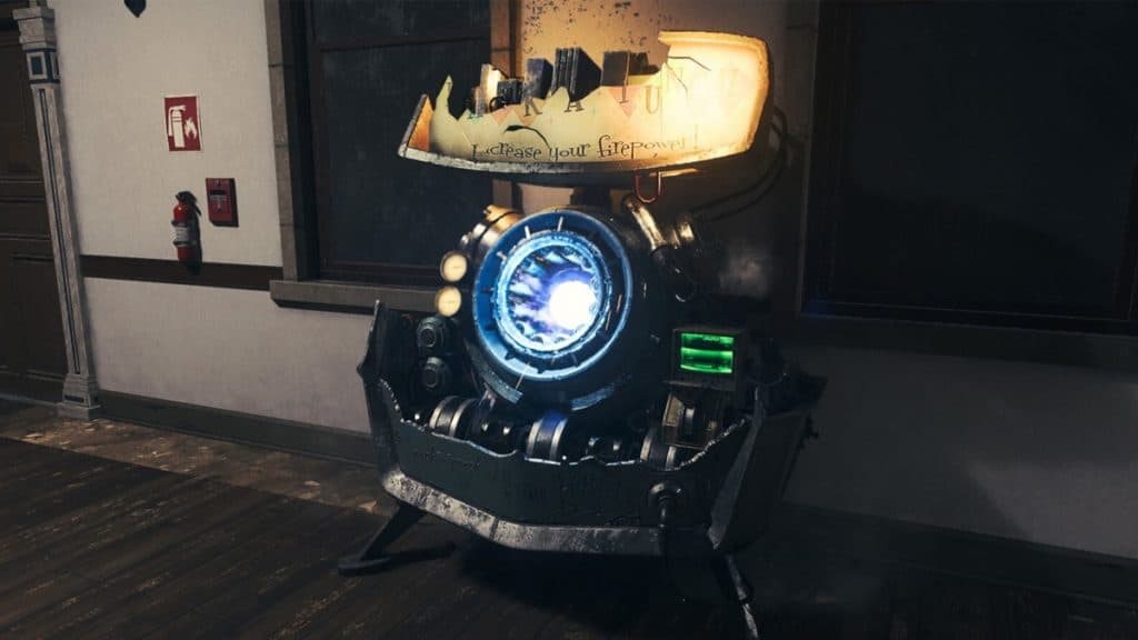 Pack-a-punch machine in MW3 Zombies