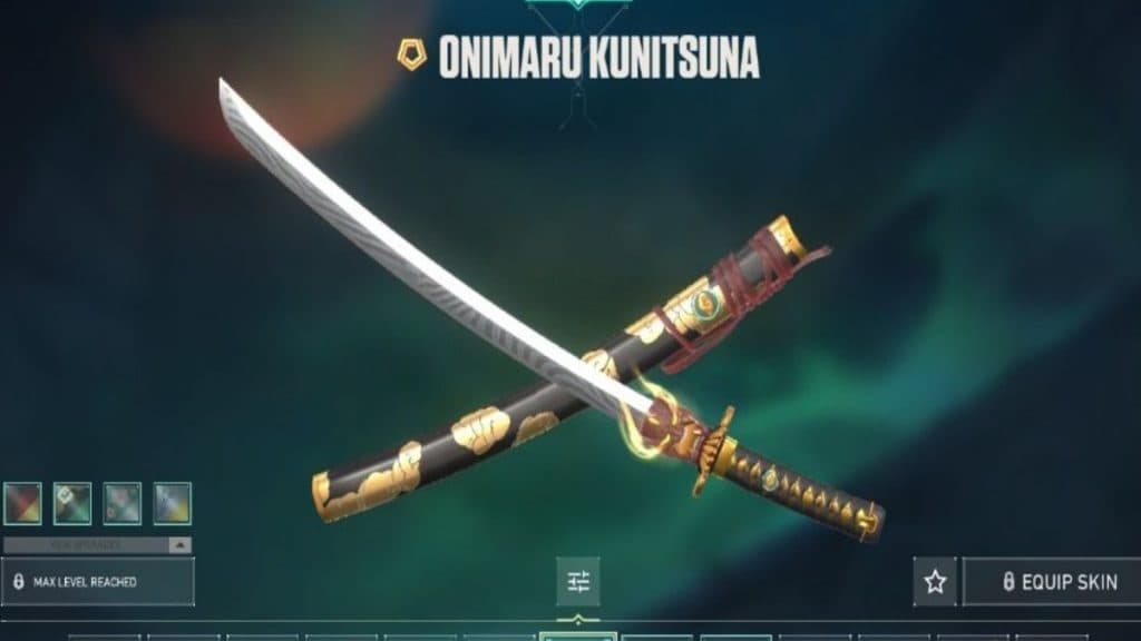 Oni Katana knife in Valorant