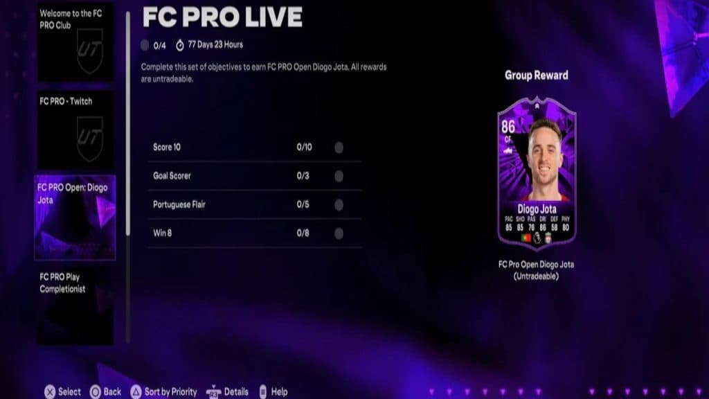 Diogo Jota FC Pro Live