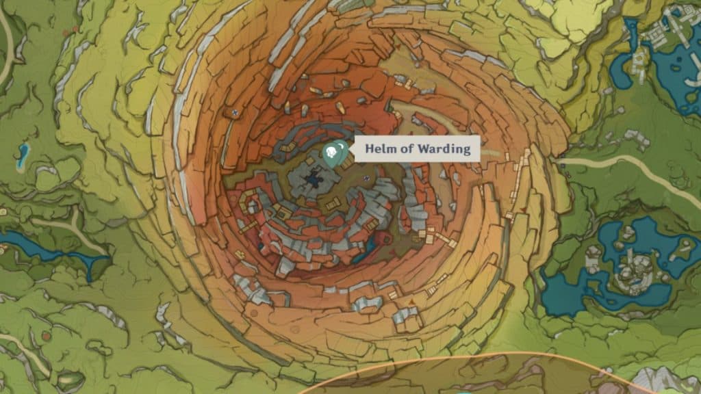 Helm of Warding location in The Chasm region