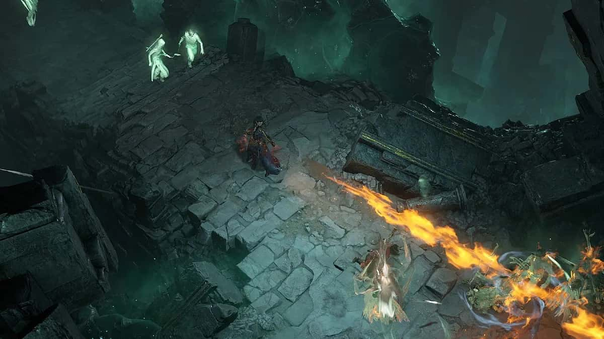 Diablo 4 Sorcerer pyromancy combat