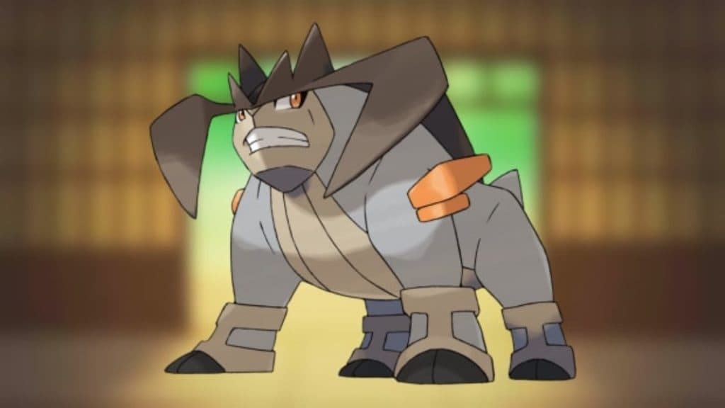 pokemon go terrakion with fighting-type background