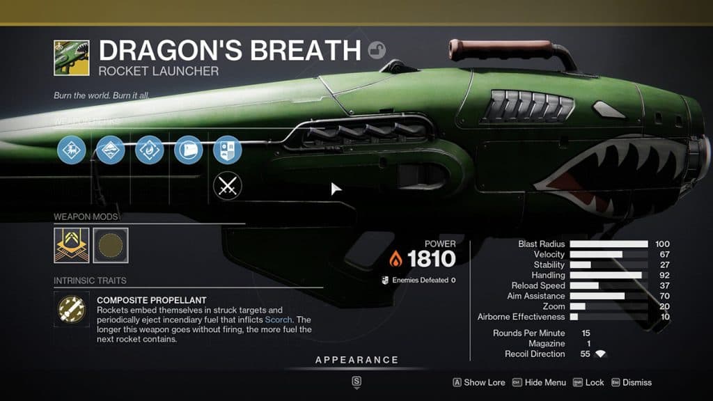 Dragon's Breath Destiny 2