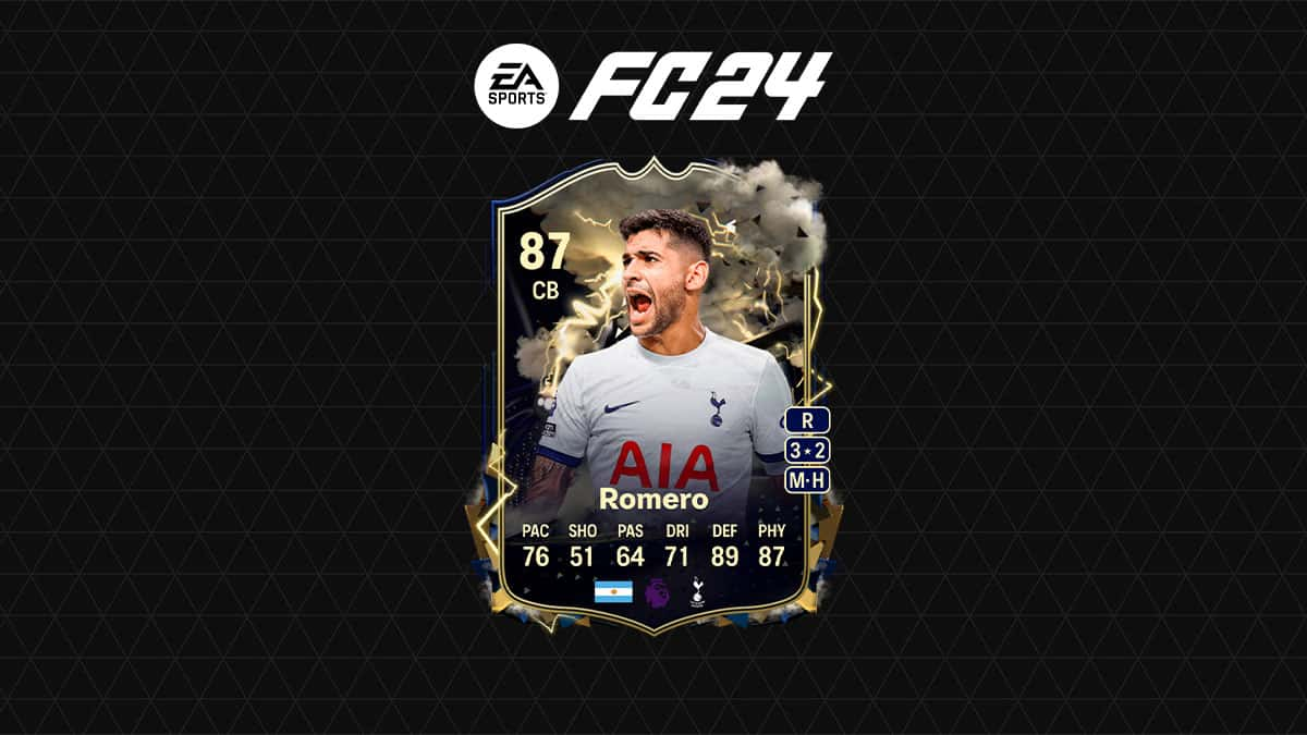 EA FC 24 Thunderstruck Cristian Romero card