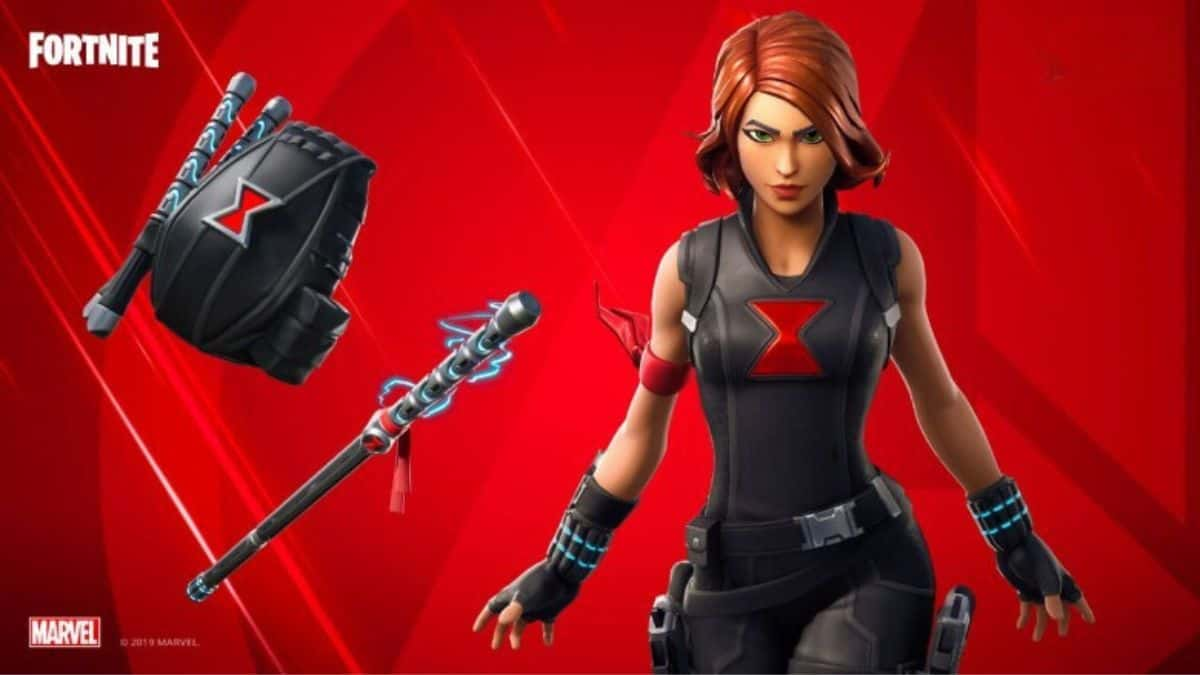 OG Black Widow skin in Fortnite