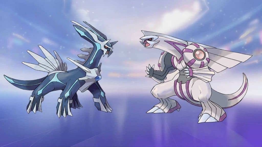 Dialga and Palkia Pokemon