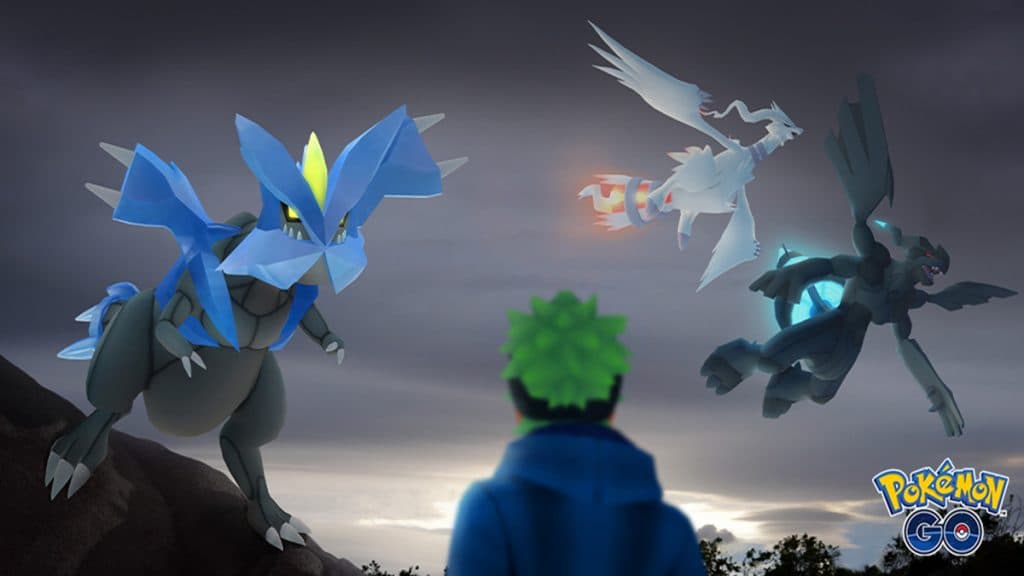 The Thre legendary dragons Unova