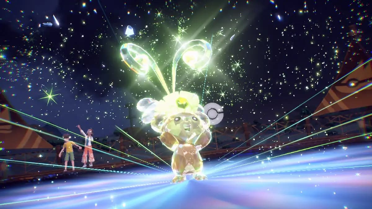 Teddiursa Tera form in Pokemon Scarlet & Violet.