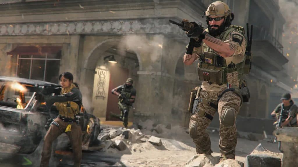 Operators in a MW3 multiplayer match.