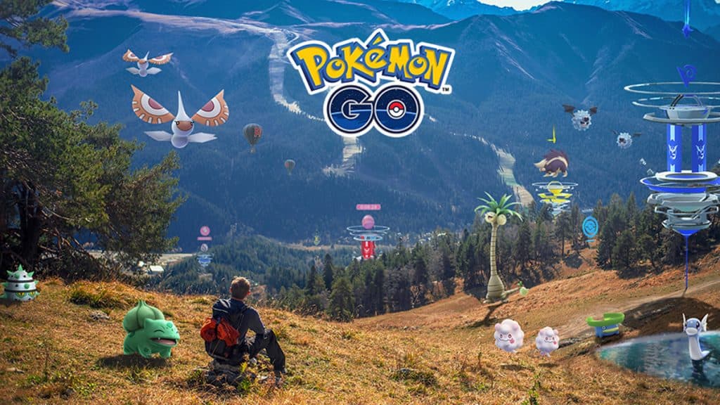 Pokemon Go live action splash screen.