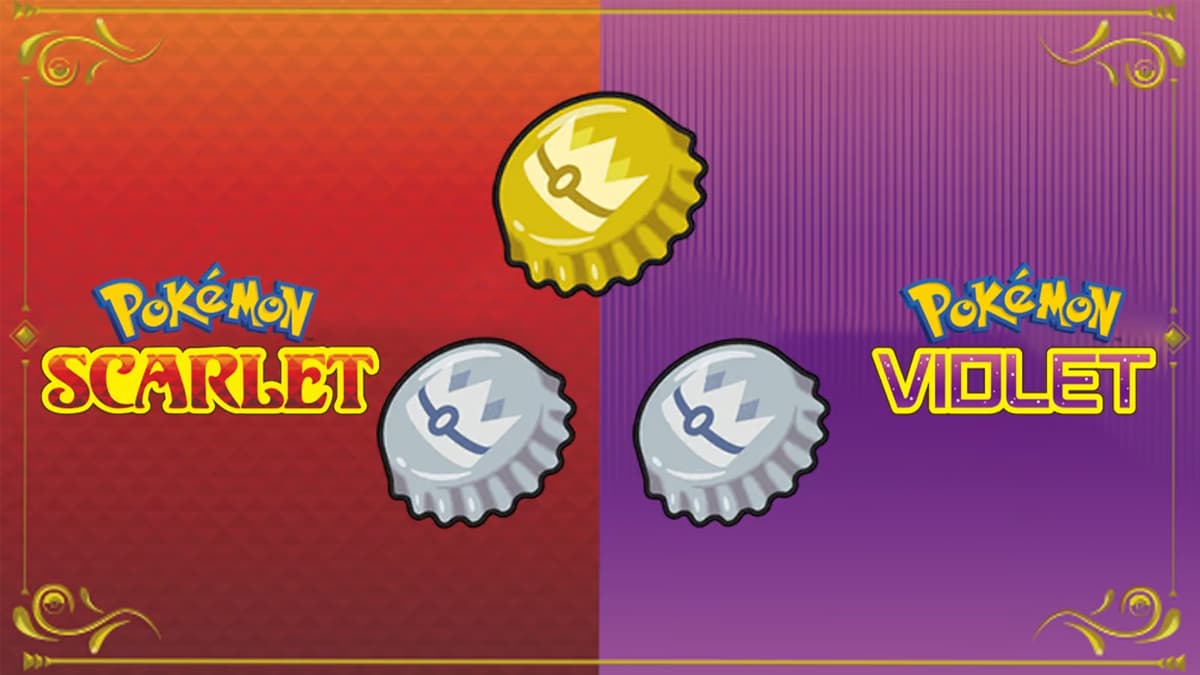 Pokemon Scarlet and Violet Bottle Caps