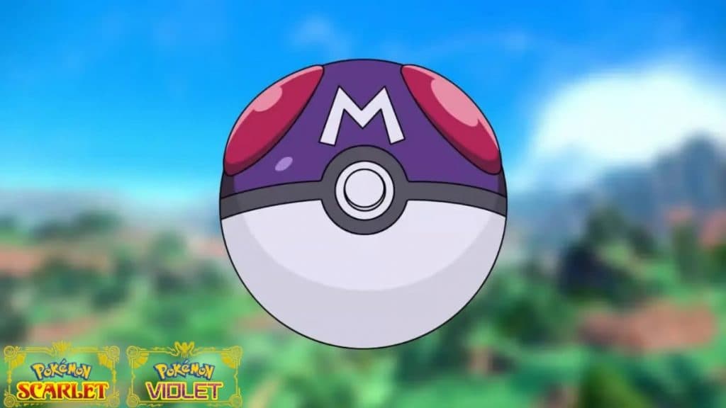 pokemon scarlet and violet indigo disk dlc master ball