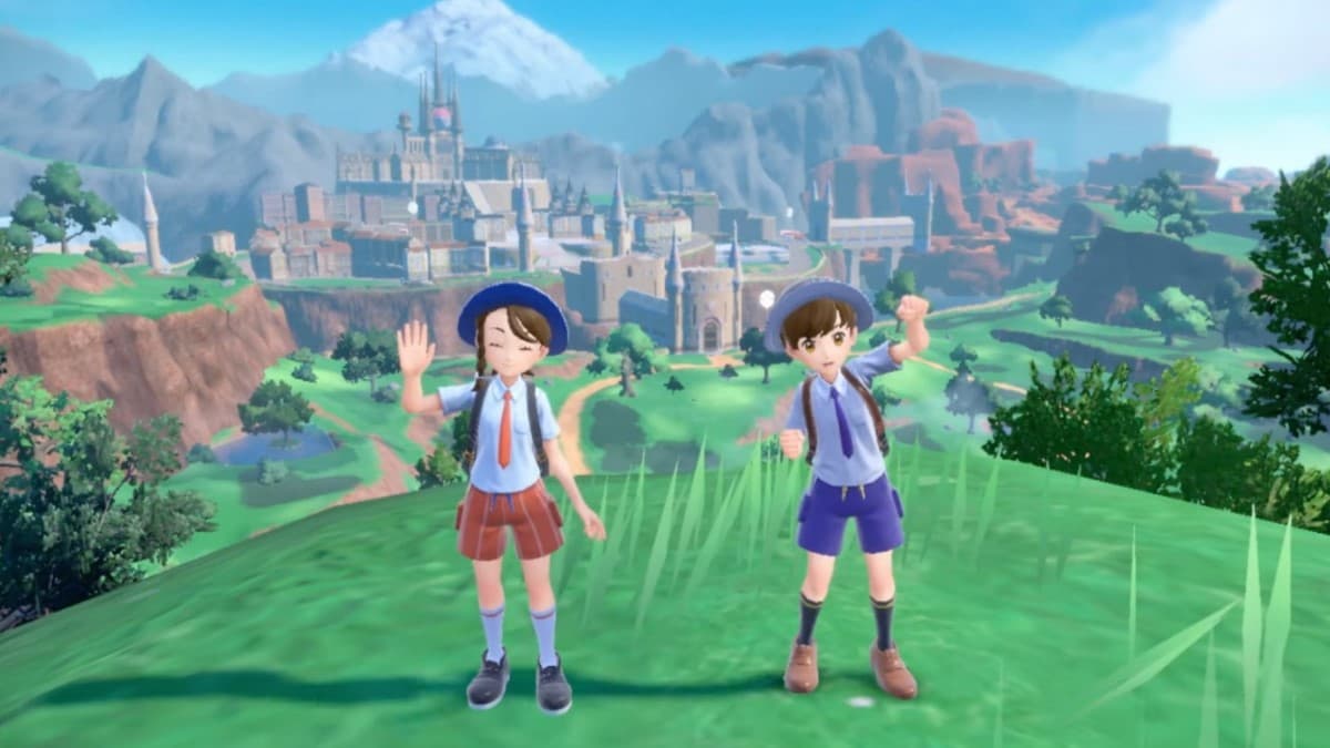 pokemon scarlet and violet protagonists in the paldea region