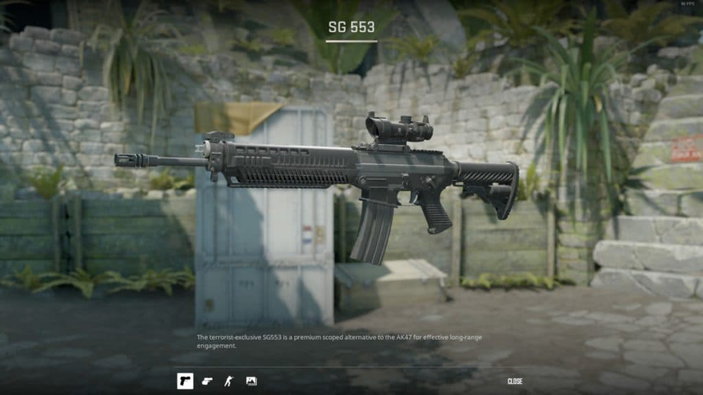 SG 553 in CS2