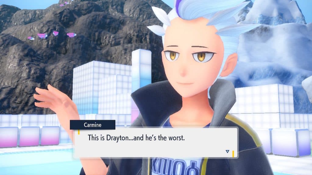 Drayton in Pokemon Scarlet and Violet DLC.