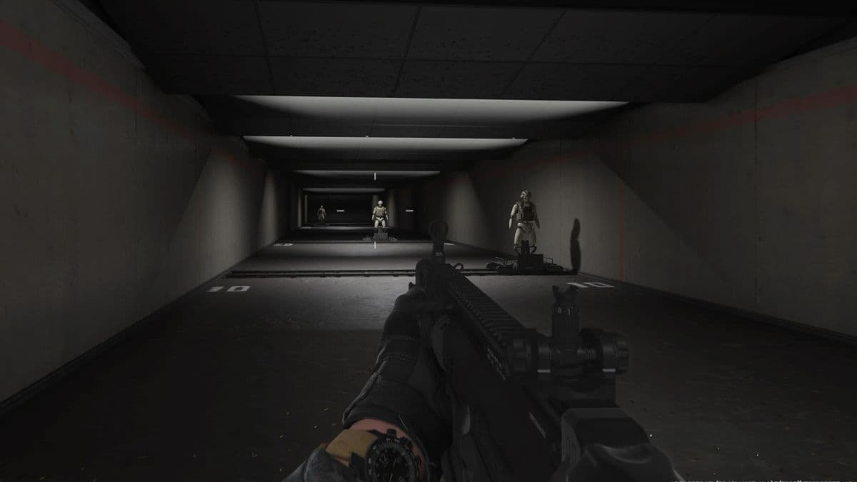 MW3 players using TAQ Eradicator in Firing Range