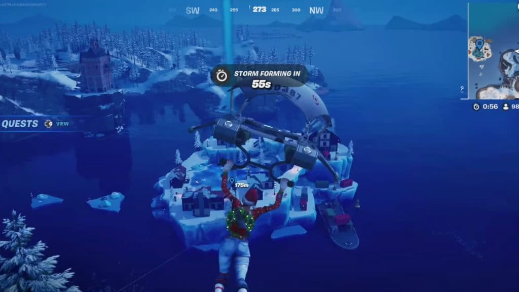 Winterburg island in Fortnite