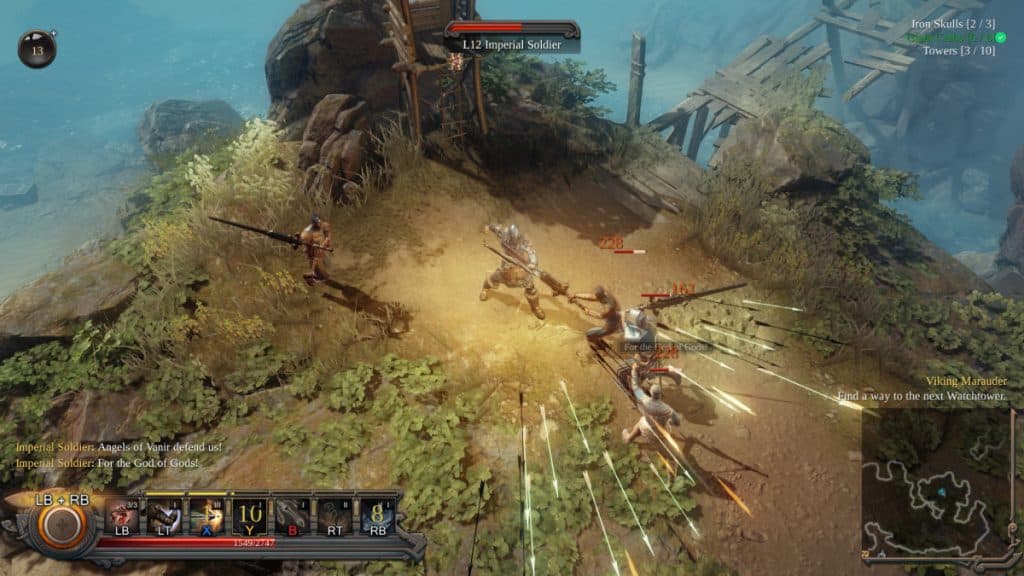 Vikings Wolves of Midgard spear combat