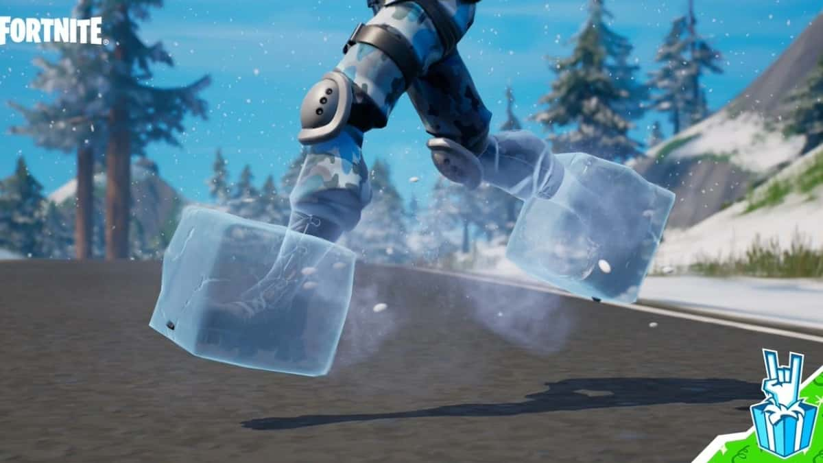 Icy Feet effect in Fortnite