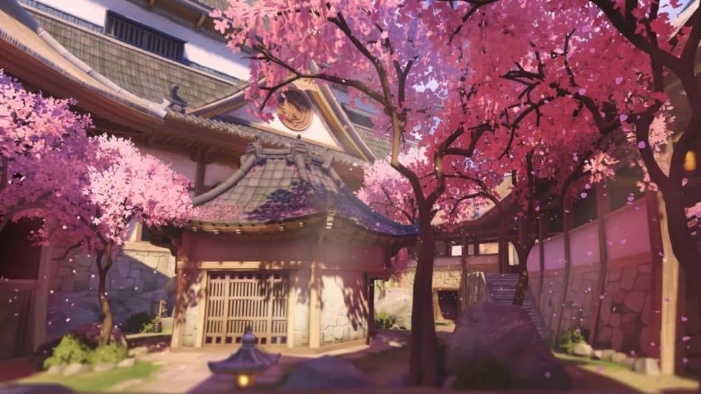 Hanamura 2 CP map in Overwatch