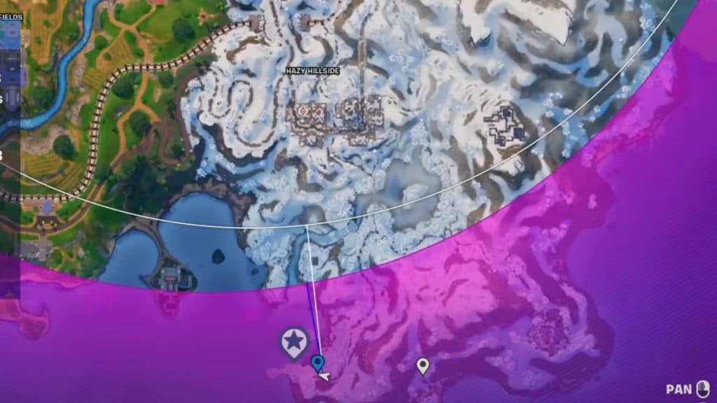 Krampus location in Fortnite