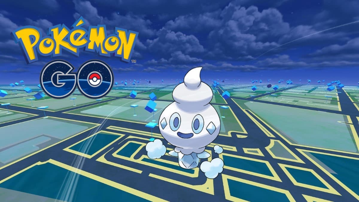 pokemon go spotlight hour species vanillite with game background