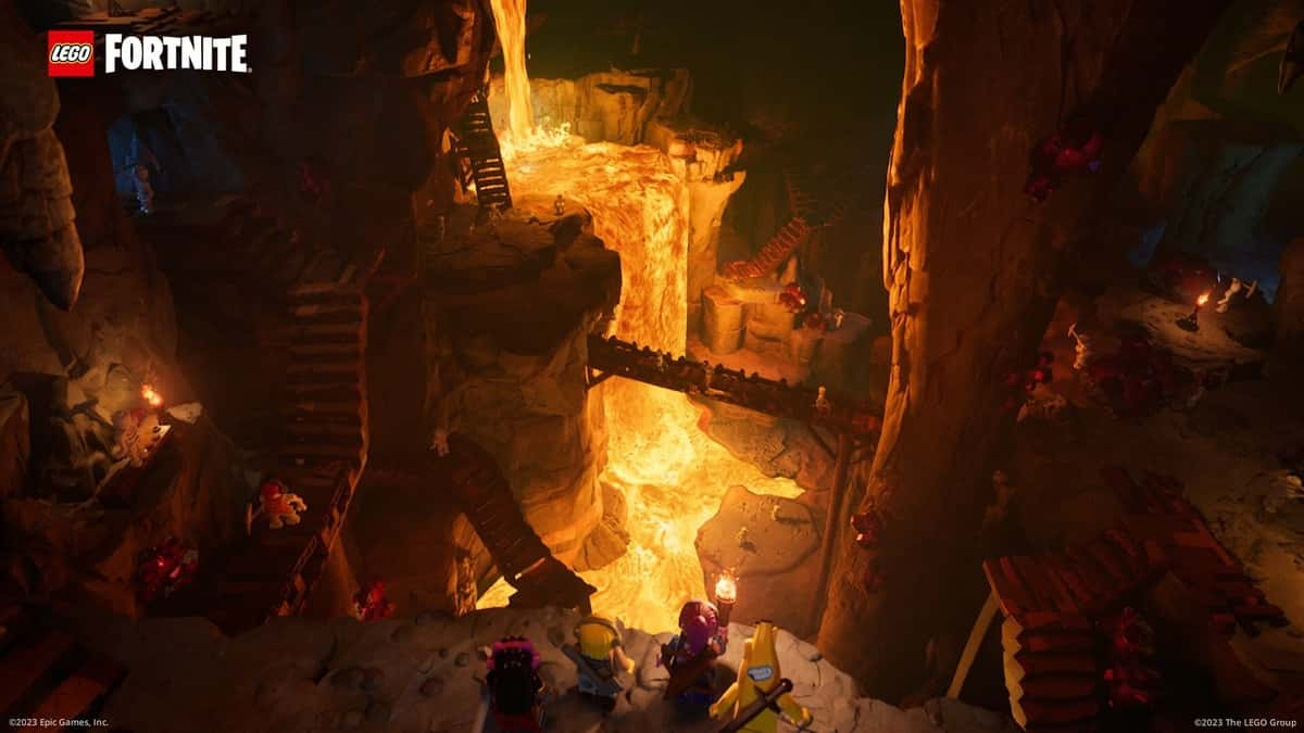 LEGO Fortnite Lava Cave