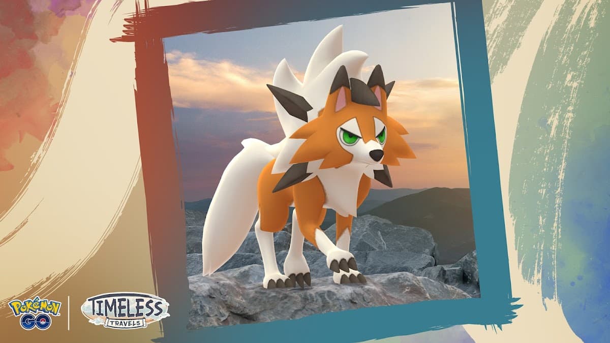 Dusk Form Lycanroc in Pokemon Go