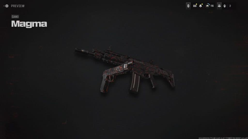 Magma camo in MW3