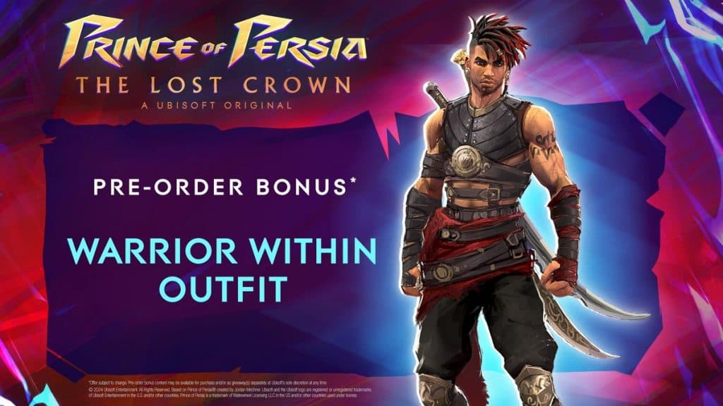 Warrior Within outfit in Prince of Persia: Lost Crown