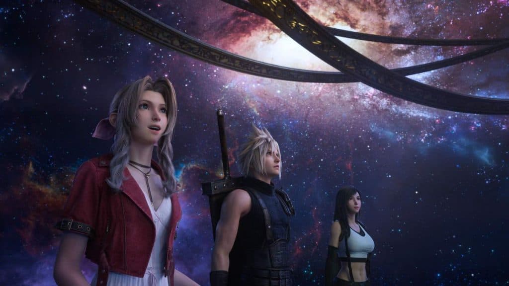 Cloud, Aerith and Jessie in FF7 Rebirth