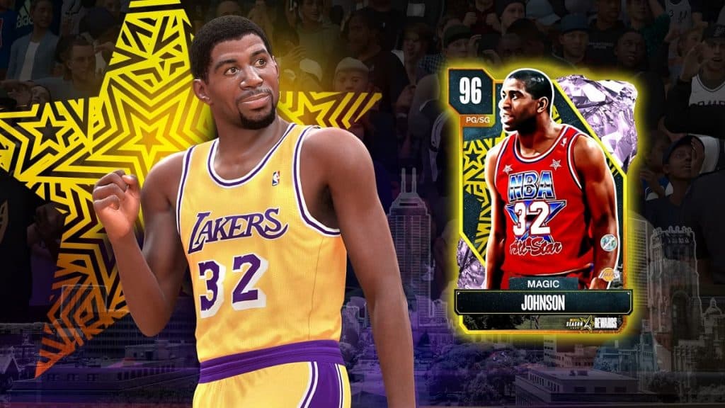 NBA 2K24 Season Pass reward Magic Johnson