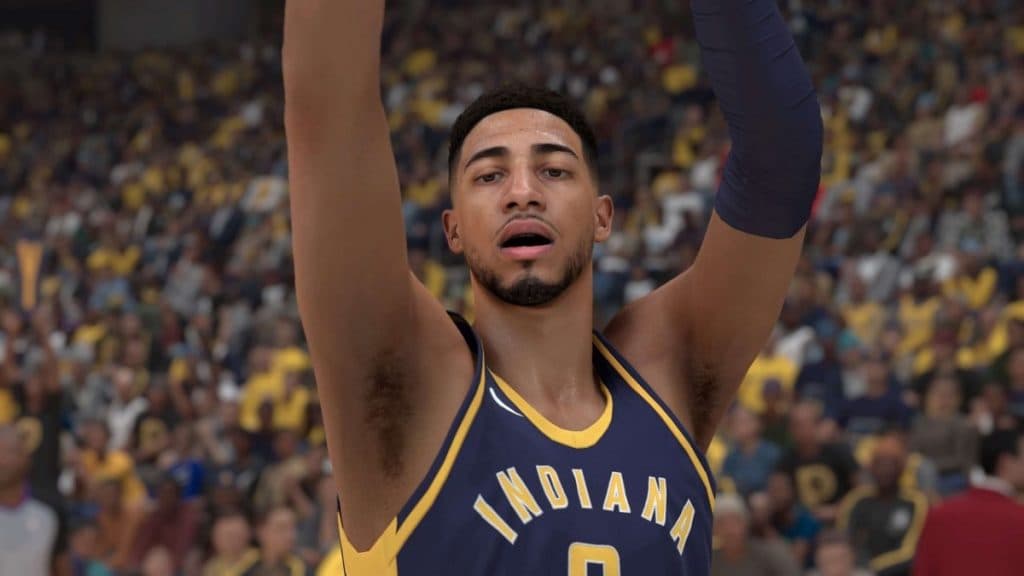 Indiana Pacers' Tyrese Haliburton NBA 2K24