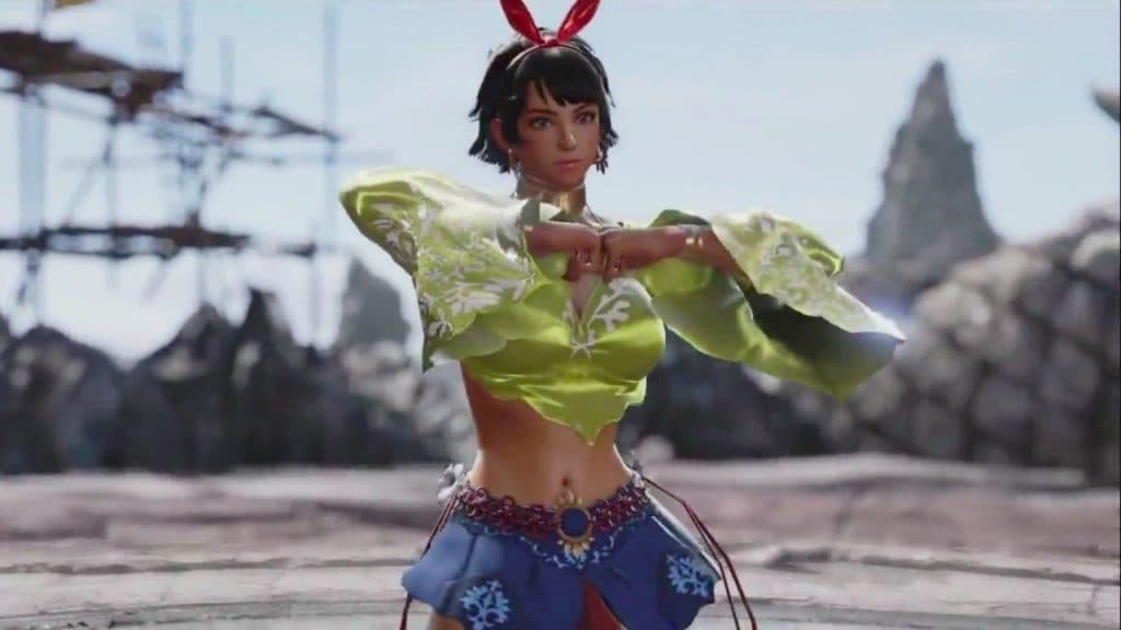 josie posing in tekken 7