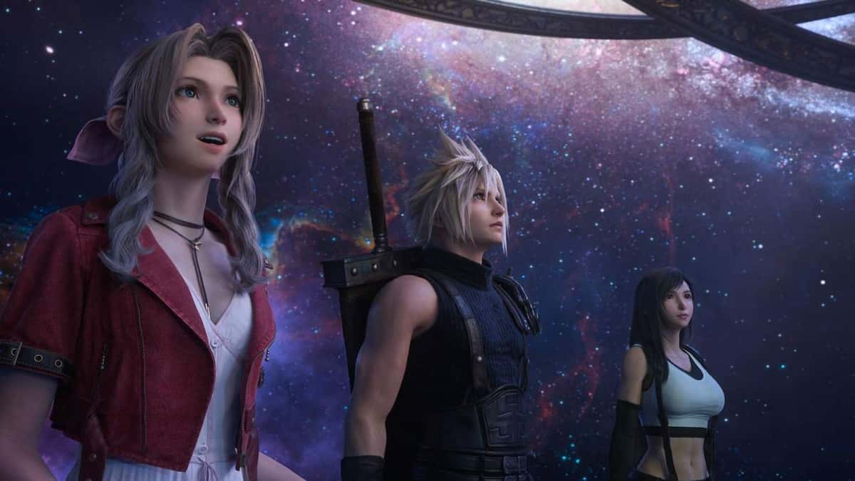 Final Fantasy Rebirth Aerith, Cloud, Tifa