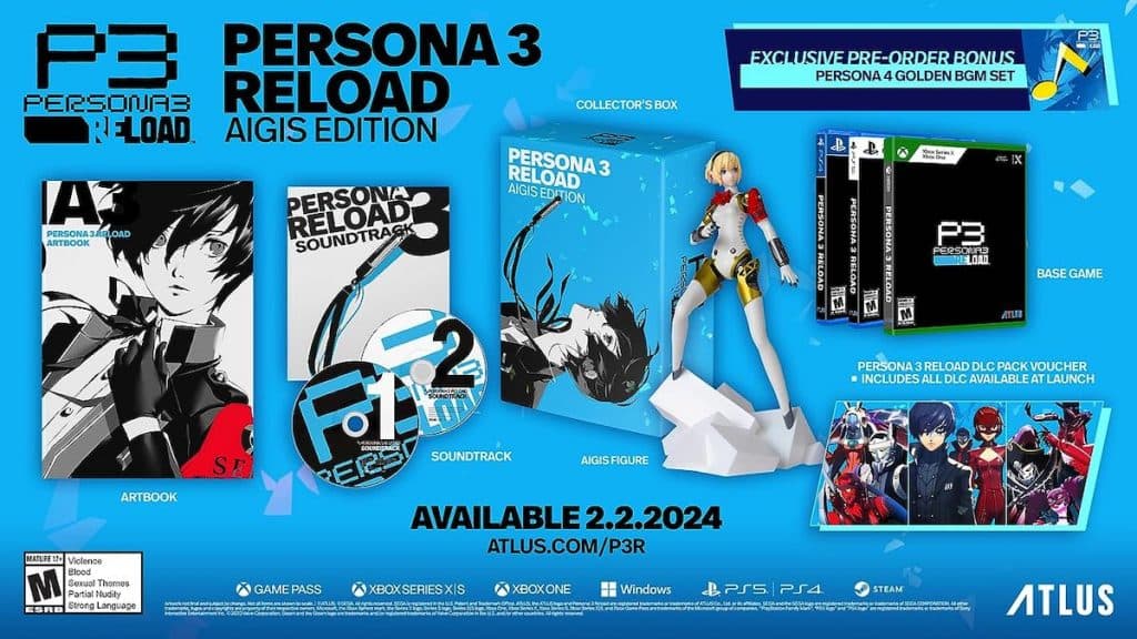 Aigis Edition Persona 3 Reload