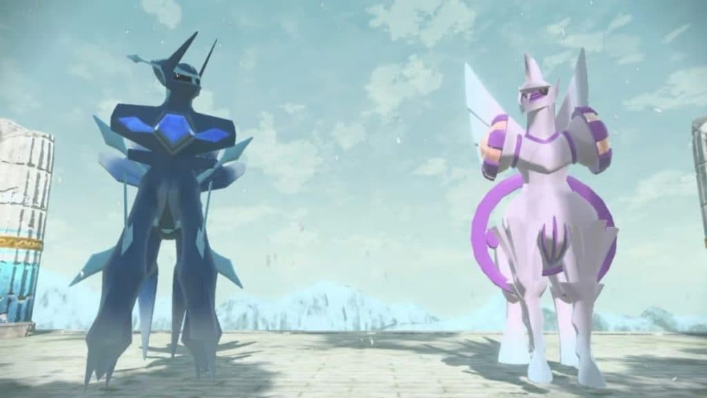 pokemon go raid bosses origin dialga and palkia in legends arceus