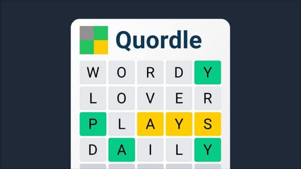 Quordle banner.