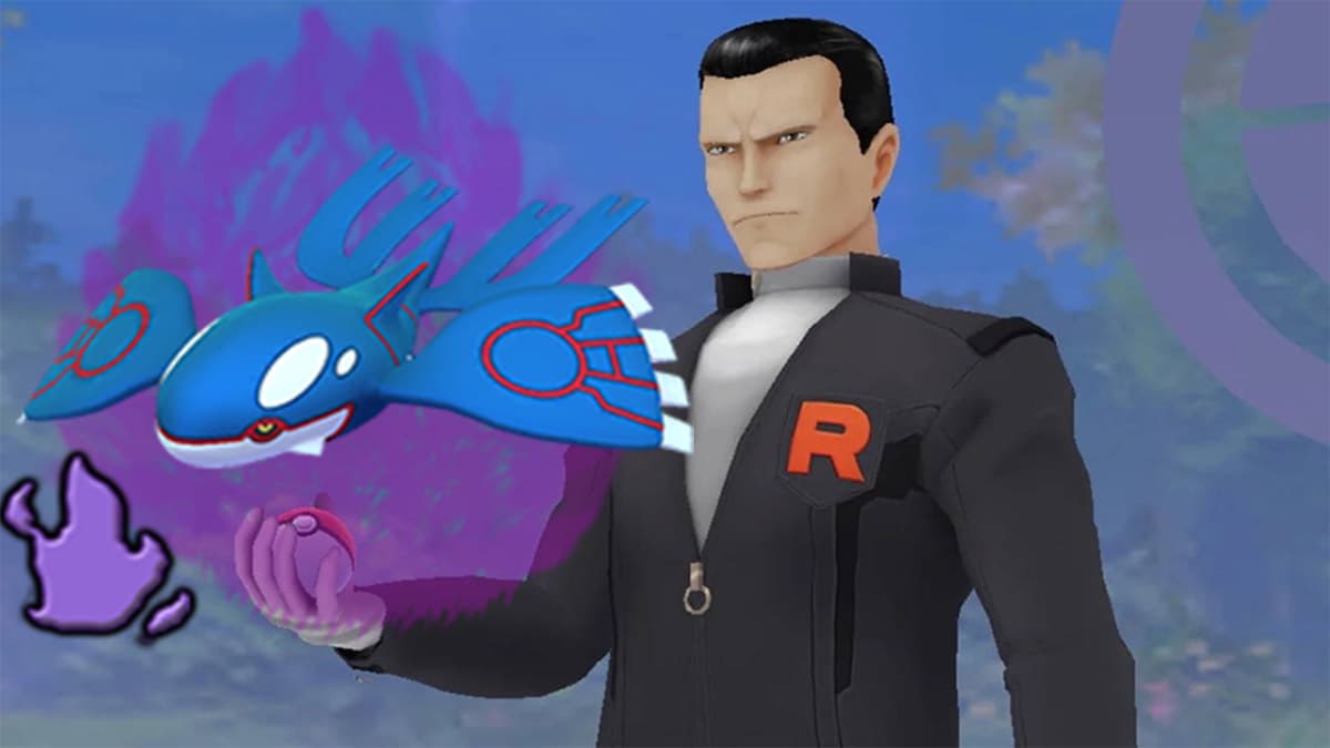 Giovanni and Shadow Kyogre