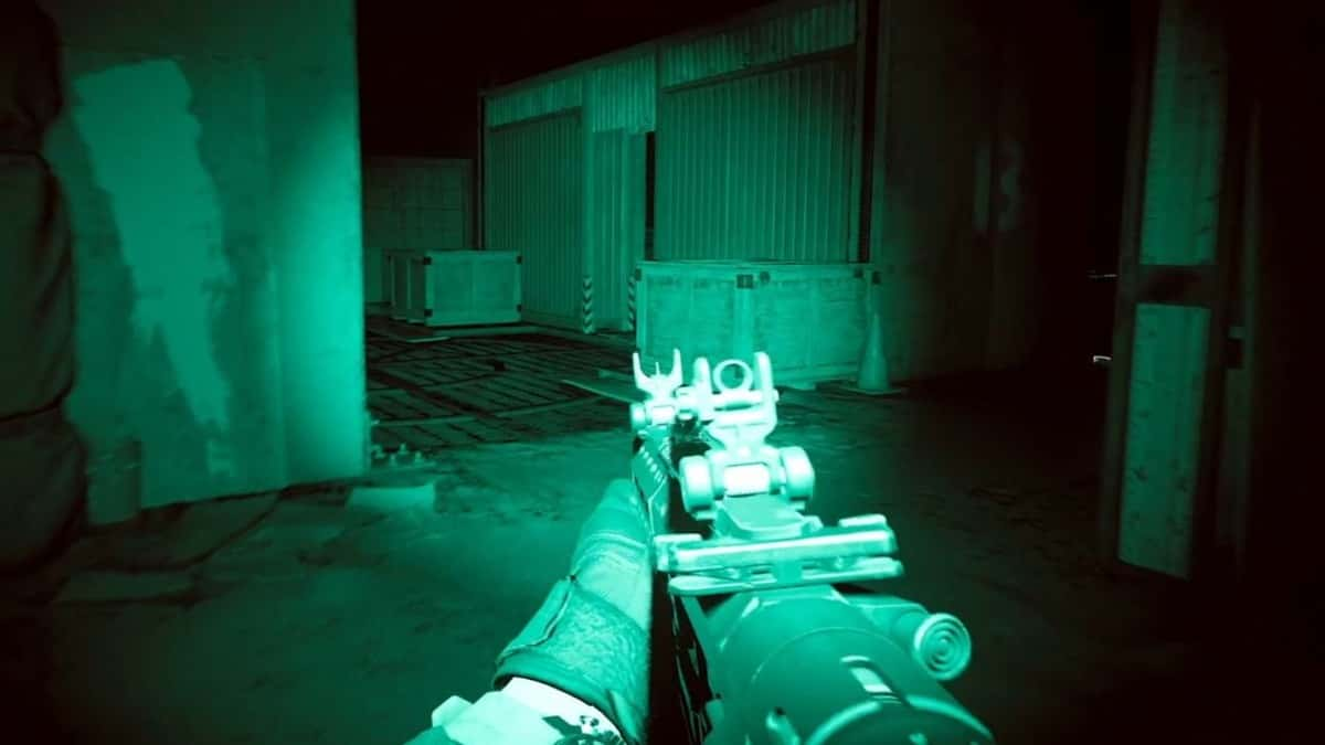 Night Vision Gulag in Warzone Season 1 Reloaded