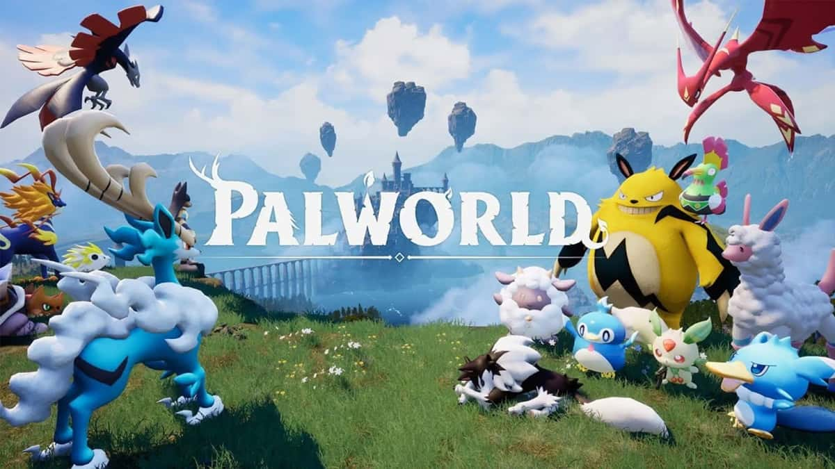 Palworld splash screen.