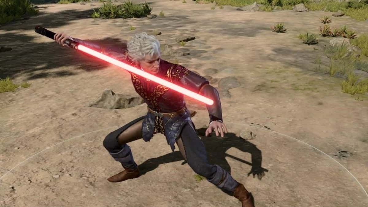 Baldur's Gate 3 Lightsaber mod