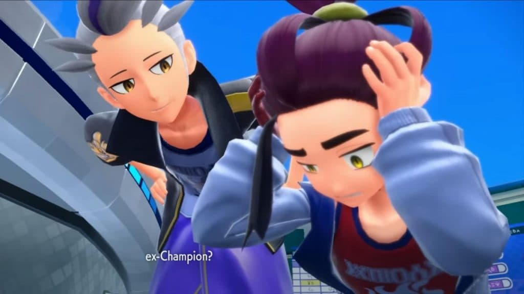 pokemon scarlet and violet indigo disk dlc bb elite four drayton and champion kieran