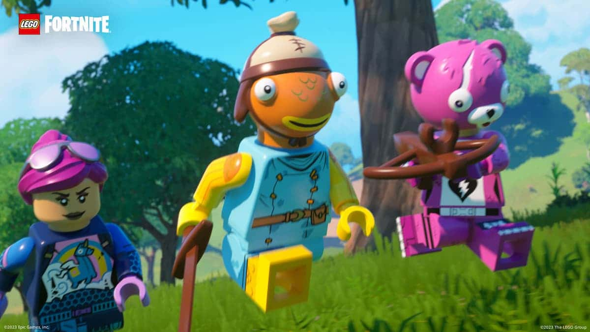 Characters in LEGO Fortnite.