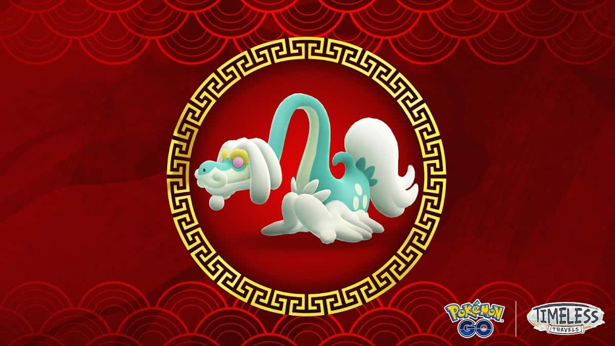 Drampa in Pokemon Go Lunar Year 2024 event Dragons Unleashed